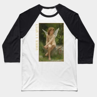 Cupid on the Lookout by Boureguereau Baseball T-Shirt